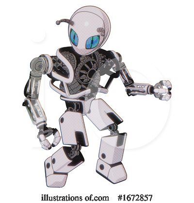 Royalty-Free (RF) Robot Clipart Illustration by Leo Blanchette - Stock Sample #1672857