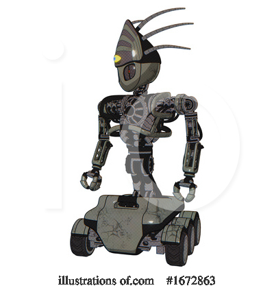 Royalty-Free (RF) Robot Clipart Illustration by Leo Blanchette - Stock Sample #1672863