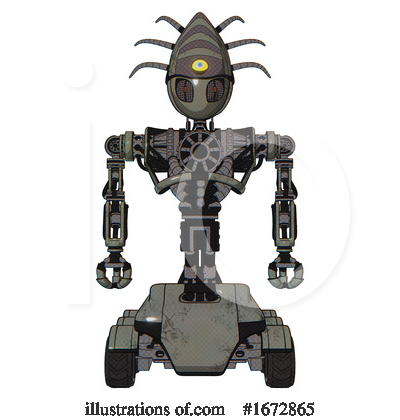 Royalty-Free (RF) Robot Clipart Illustration by Leo Blanchette - Stock Sample #1672865