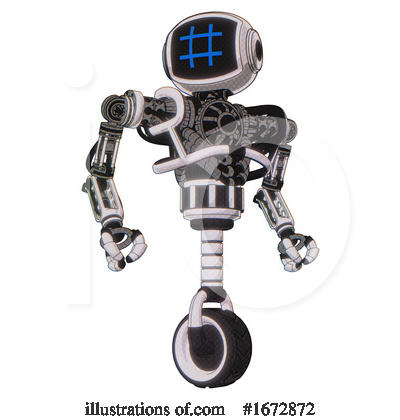 Royalty-Free (RF) Robot Clipart Illustration by Leo Blanchette - Stock Sample #1672872