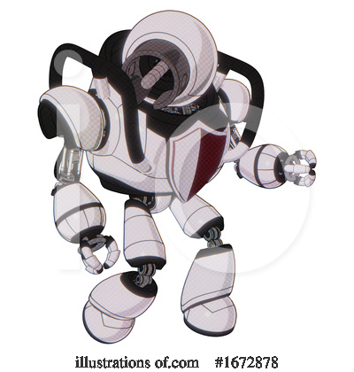 Royalty-Free (RF) Robot Clipart Illustration by Leo Blanchette - Stock Sample #1672878