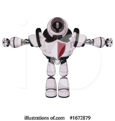 Royalty-Free (RF) Robot Clipart Illustration by Leo Blanchette - Stock Sample #1672879