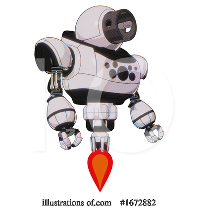 Royalty-Free (RF) Robot Clipart Illustration by Leo Blanchette - Stock Sample #1672882