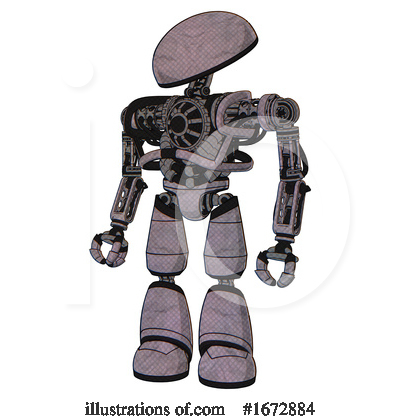 Royalty-Free (RF) Robot Clipart Illustration by Leo Blanchette - Stock Sample #1672884