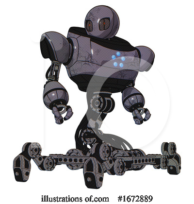 Royalty-Free (RF) Robot Clipart Illustration by Leo Blanchette - Stock Sample #1672889