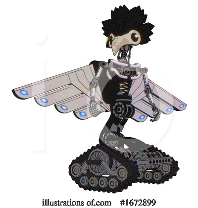 Royalty-Free (RF) Robot Clipart Illustration by Leo Blanchette - Stock Sample #1672899