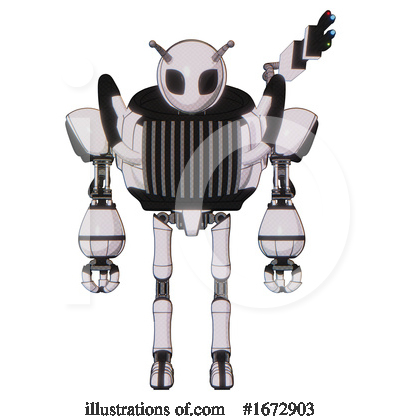 Royalty-Free (RF) Robot Clipart Illustration by Leo Blanchette - Stock Sample #1672903