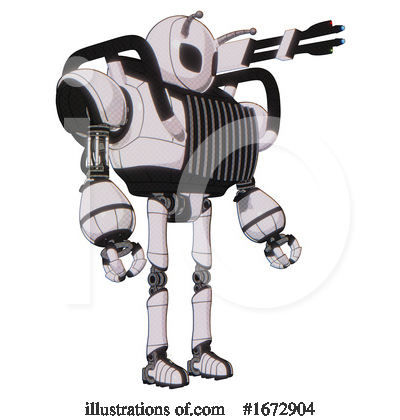 Royalty-Free (RF) Robot Clipart Illustration by Leo Blanchette - Stock Sample #1672904