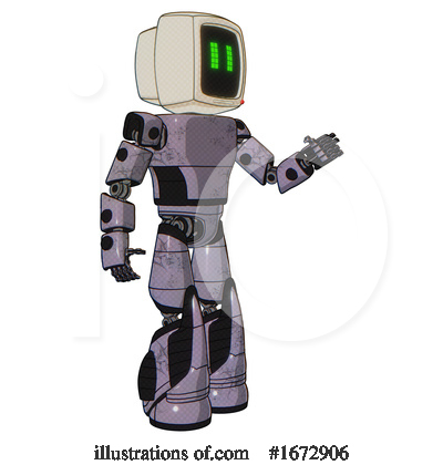 Royalty-Free (RF) Robot Clipart Illustration by Leo Blanchette - Stock Sample #1672906
