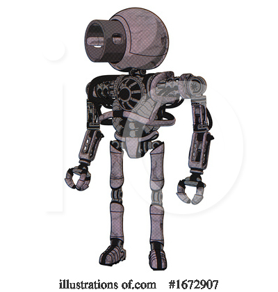 Royalty-Free (RF) Robot Clipart Illustration by Leo Blanchette - Stock Sample #1672907