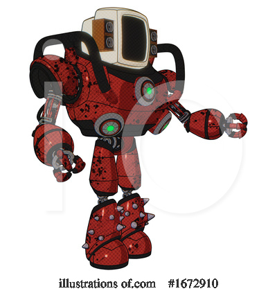 Royalty-Free (RF) Robot Clipart Illustration by Leo Blanchette - Stock Sample #1672910