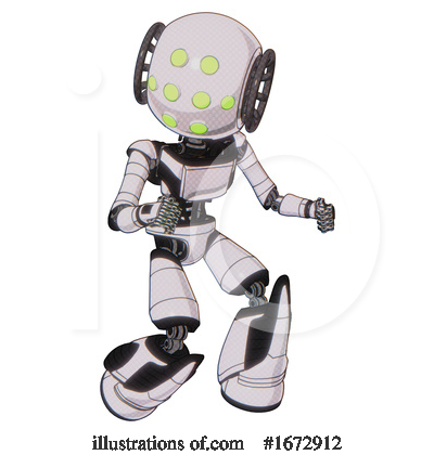 Royalty-Free (RF) Robot Clipart Illustration by Leo Blanchette - Stock Sample #1672912