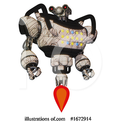 Royalty-Free (RF) Robot Clipart Illustration by Leo Blanchette - Stock Sample #1672914