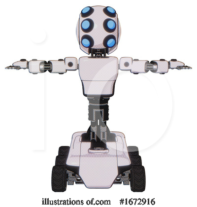 Royalty-Free (RF) Robot Clipart Illustration by Leo Blanchette - Stock Sample #1672916