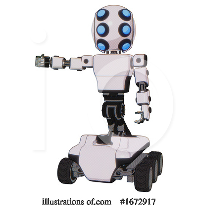 Royalty-Free (RF) Robot Clipart Illustration by Leo Blanchette - Stock Sample #1672917