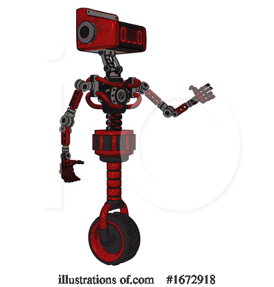 Royalty-Free (RF) Robot Clipart Illustration by Leo Blanchette - Stock Sample #1672918