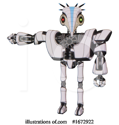 Royalty-Free (RF) Robot Clipart Illustration by Leo Blanchette - Stock Sample #1672922