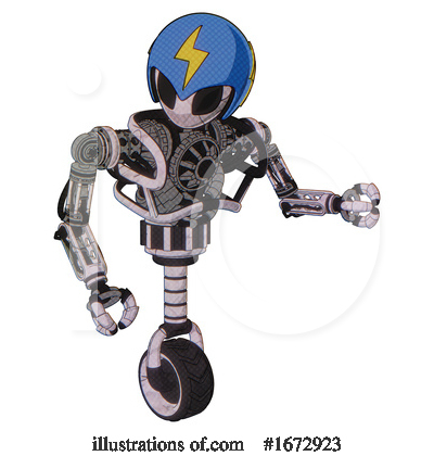 Royalty-Free (RF) Robot Clipart Illustration by Leo Blanchette - Stock Sample #1672923