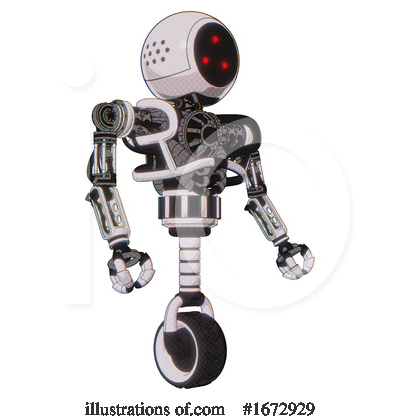 Royalty-Free (RF) Robot Clipart Illustration by Leo Blanchette - Stock Sample #1672929