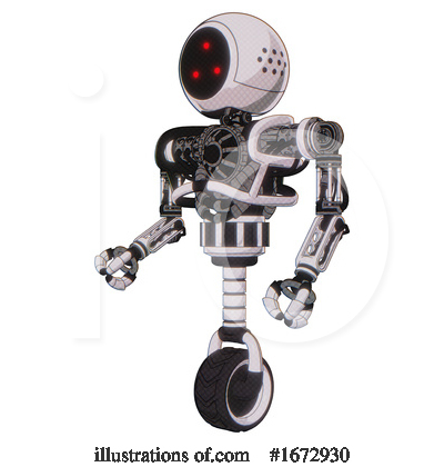 Royalty-Free (RF) Robot Clipart Illustration by Leo Blanchette - Stock Sample #1672930