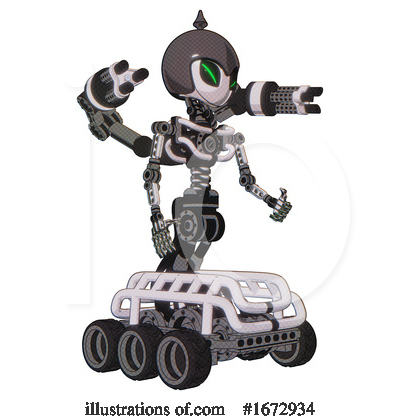 Royalty-Free (RF) Robot Clipart Illustration by Leo Blanchette - Stock Sample #1672934