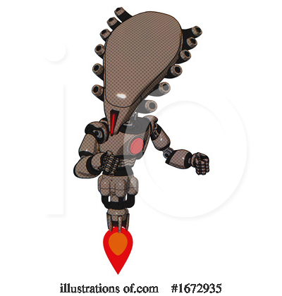 Royalty-Free (RF) Robot Clipart Illustration by Leo Blanchette - Stock Sample #1672935
