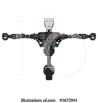 Royalty-Free (RF) Robot Clipart Illustration by Leo Blanchette - Stock Sample #1672941
