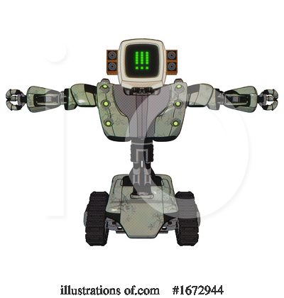 Royalty-Free (RF) Robot Clipart Illustration by Leo Blanchette - Stock Sample #1672944