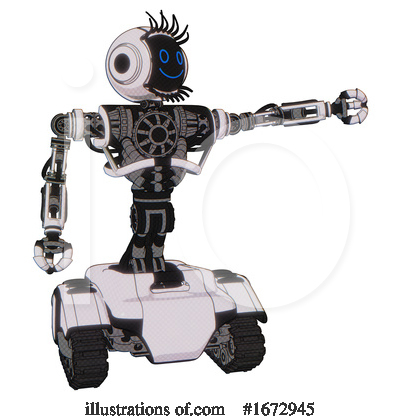 Royalty-Free (RF) Robot Clipart Illustration by Leo Blanchette - Stock Sample #1672945