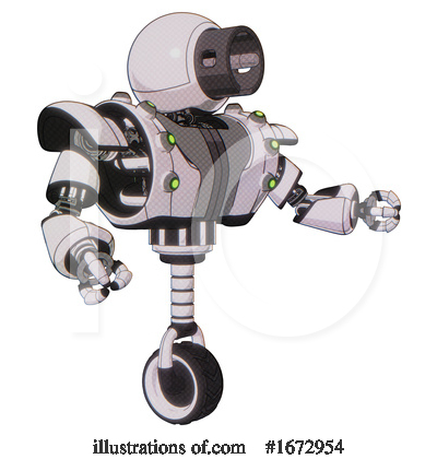 Royalty-Free (RF) Robot Clipart Illustration by Leo Blanchette - Stock Sample #1672954