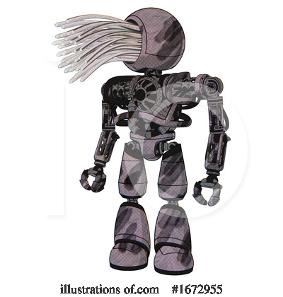 Royalty-Free (RF) Robot Clipart Illustration by Leo Blanchette - Stock Sample #1672955