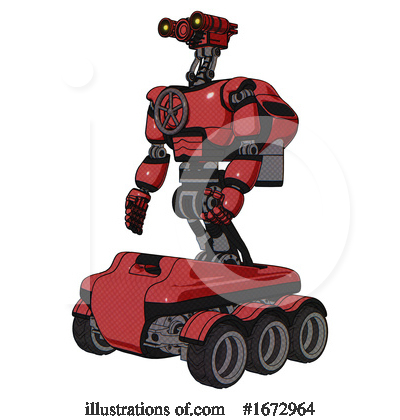 Royalty-Free (RF) Robot Clipart Illustration by Leo Blanchette - Stock Sample #1672964