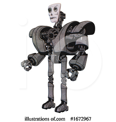 Royalty-Free (RF) Robot Clipart Illustration by Leo Blanchette - Stock Sample #1672967
