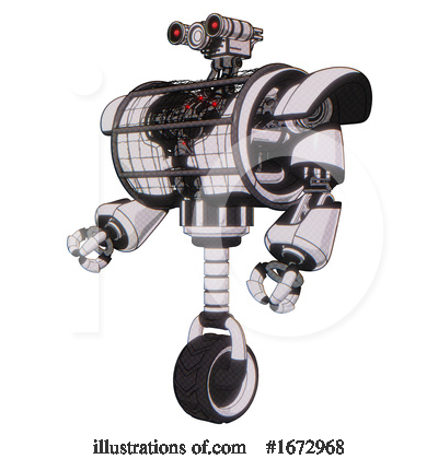 Royalty-Free (RF) Robot Clipart Illustration by Leo Blanchette - Stock Sample #1672968
