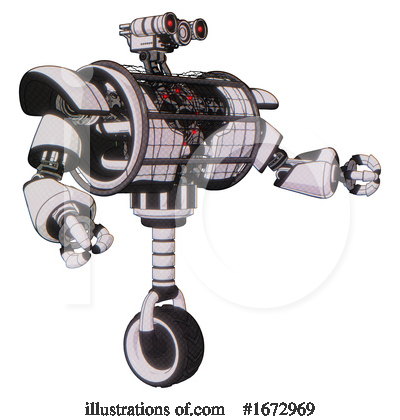 Royalty-Free (RF) Robot Clipart Illustration by Leo Blanchette - Stock Sample #1672969