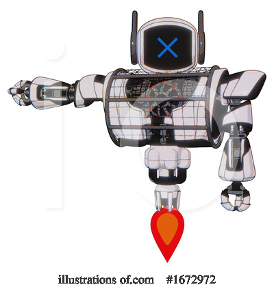 Royalty-Free (RF) Robot Clipart Illustration by Leo Blanchette - Stock Sample #1672972