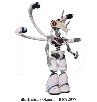 Royalty-Free (RF) Robot Clipart Illustration by Leo Blanchette - Stock Sample #1672977