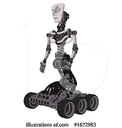 Royalty-Free (RF) Robot Clipart Illustration by Leo Blanchette - Stock Sample #1672983