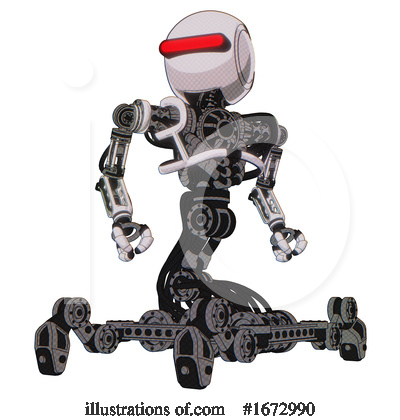 Royalty-Free (RF) Robot Clipart Illustration by Leo Blanchette - Stock Sample #1672990