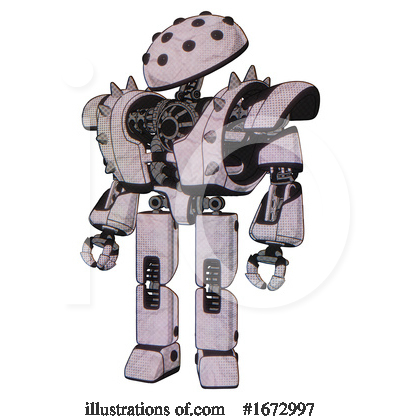 Royalty-Free (RF) Robot Clipart Illustration by Leo Blanchette - Stock Sample #1672997