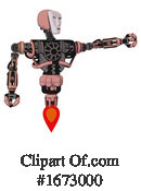 Robot Clipart #1673000 by Leo Blanchette