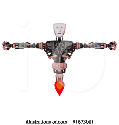 Royalty-Free (RF) Robot Clipart Illustration by Leo Blanchette - Stock Sample #1673001