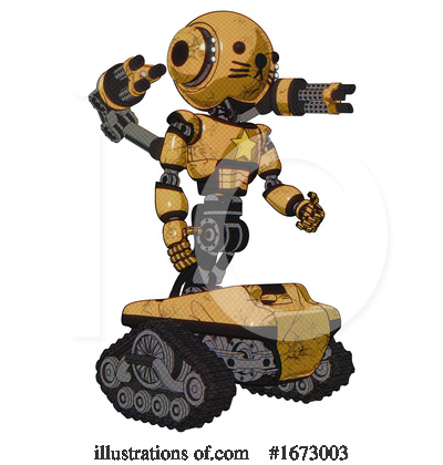 Royalty-Free (RF) Robot Clipart Illustration by Leo Blanchette - Stock Sample #1673003