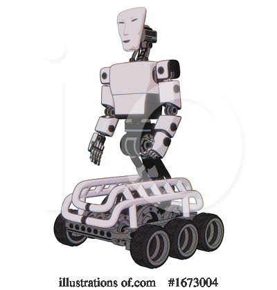 Royalty-Free (RF) Robot Clipart Illustration by Leo Blanchette - Stock Sample #1673004