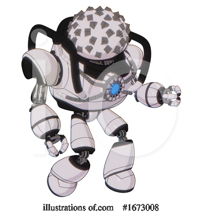 Royalty-Free (RF) Robot Clipart Illustration by Leo Blanchette - Stock Sample #1673008