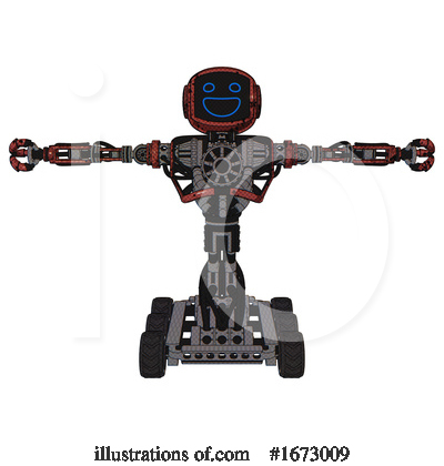 Royalty-Free (RF) Robot Clipart Illustration by Leo Blanchette - Stock Sample #1673009