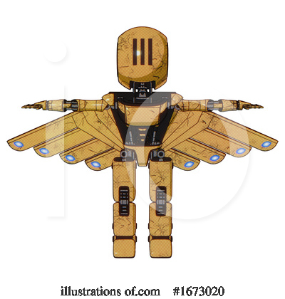 Royalty-Free (RF) Robot Clipart Illustration by Leo Blanchette - Stock Sample #1673020