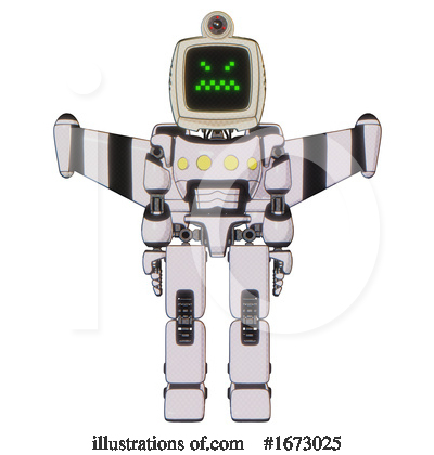 Royalty-Free (RF) Robot Clipart Illustration by Leo Blanchette - Stock Sample #1673025