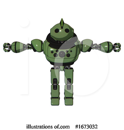 Royalty-Free (RF) Robot Clipart Illustration by Leo Blanchette - Stock Sample #1673032