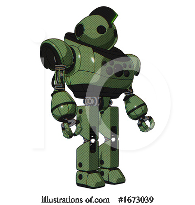 Royalty-Free (RF) Robot Clipart Illustration by Leo Blanchette - Stock Sample #1673039